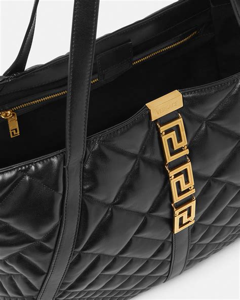 versace greca tote bag|versace tote bag for women.